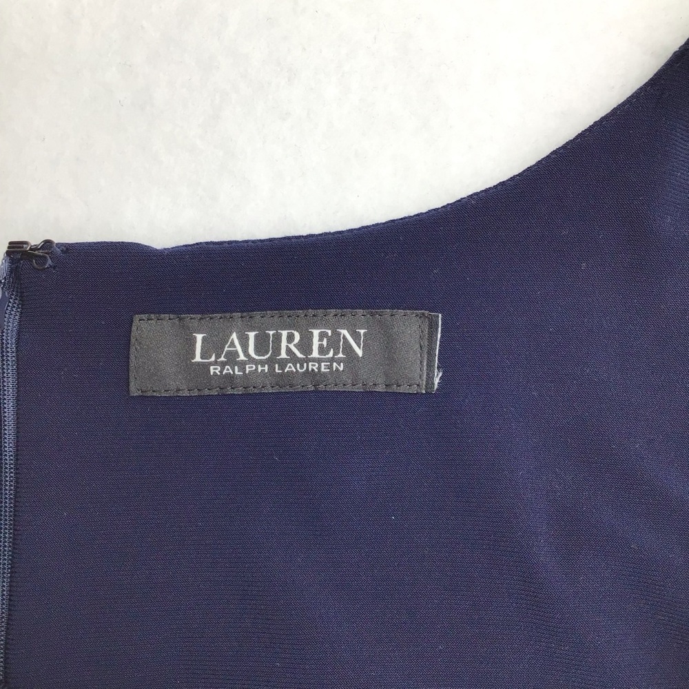 Ralph Lauren Black Label Navy Blue Long Sleeve Dress - Picture 7 of 9